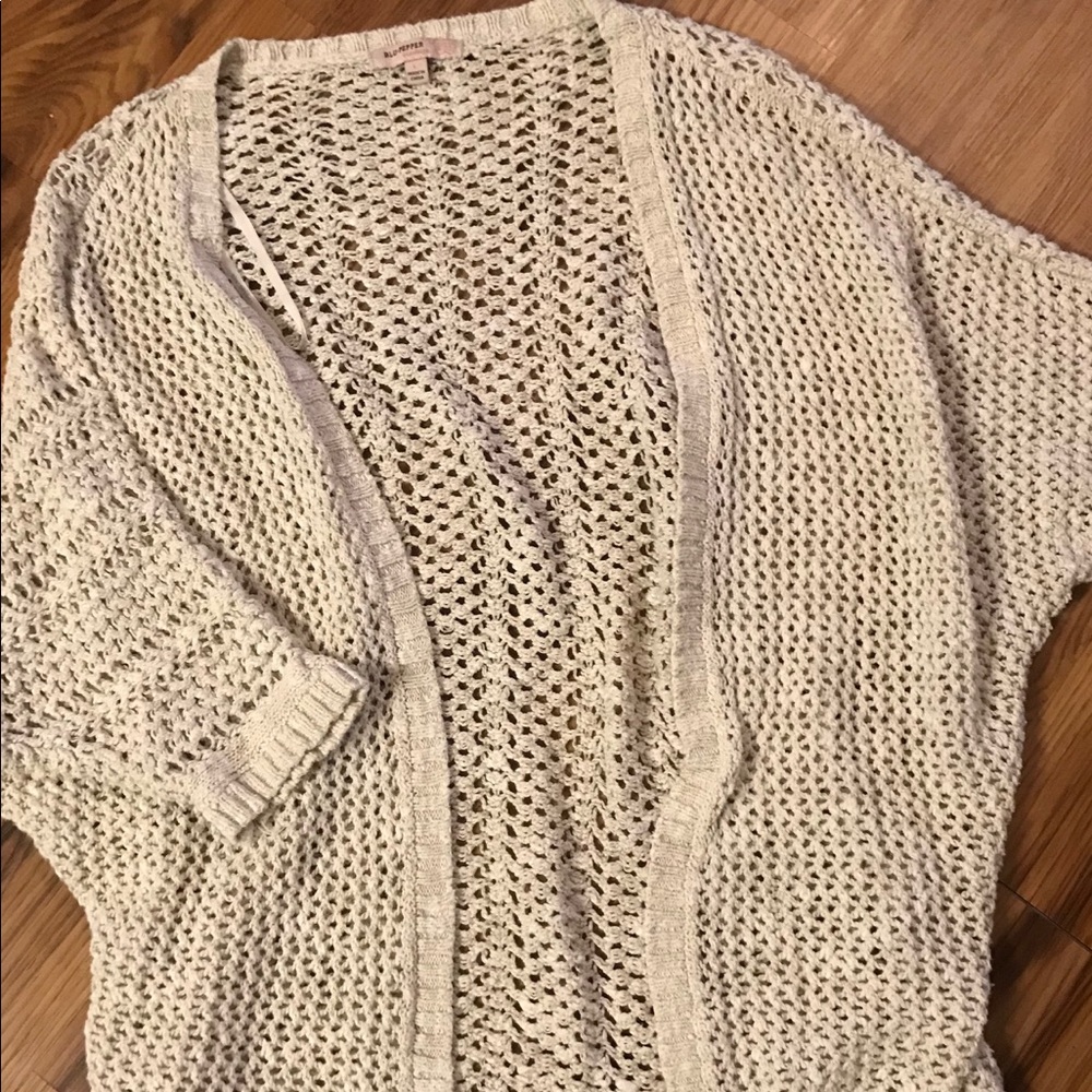 Cream cardigan